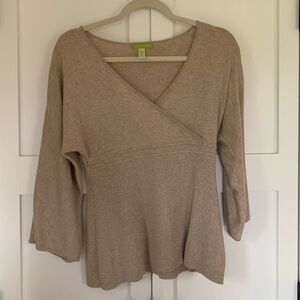 Sigrid Olson Wrap top Small